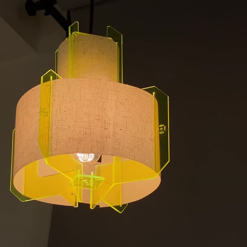 【香港デザイン】アクリルレーザーカット手作りランプ - ユニークなカラフルなネオンデザインの雰囲気ランプ - 照明・ランプ - アクリル グリーン