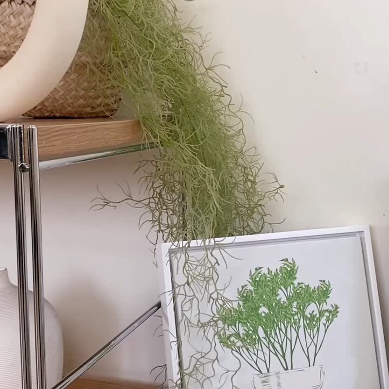 香料植物 • 大蒜 - 蔬果/掛畫/香料/複製畫/送禮/廚房裝飾 - 海報/掛畫/掛布 - 棉．麻 綠色