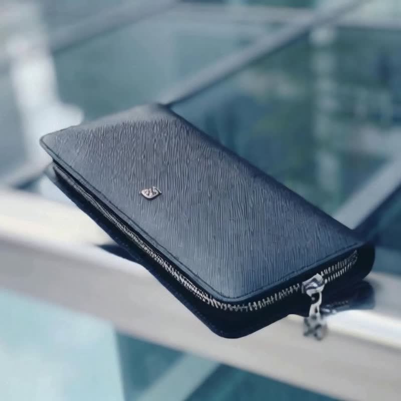 Tosca | Tralala Wallet - 長銀包/真皮/長錢包/皮夾/錢包 - 皮夾/長短夾/錢包 - 真皮 黑色