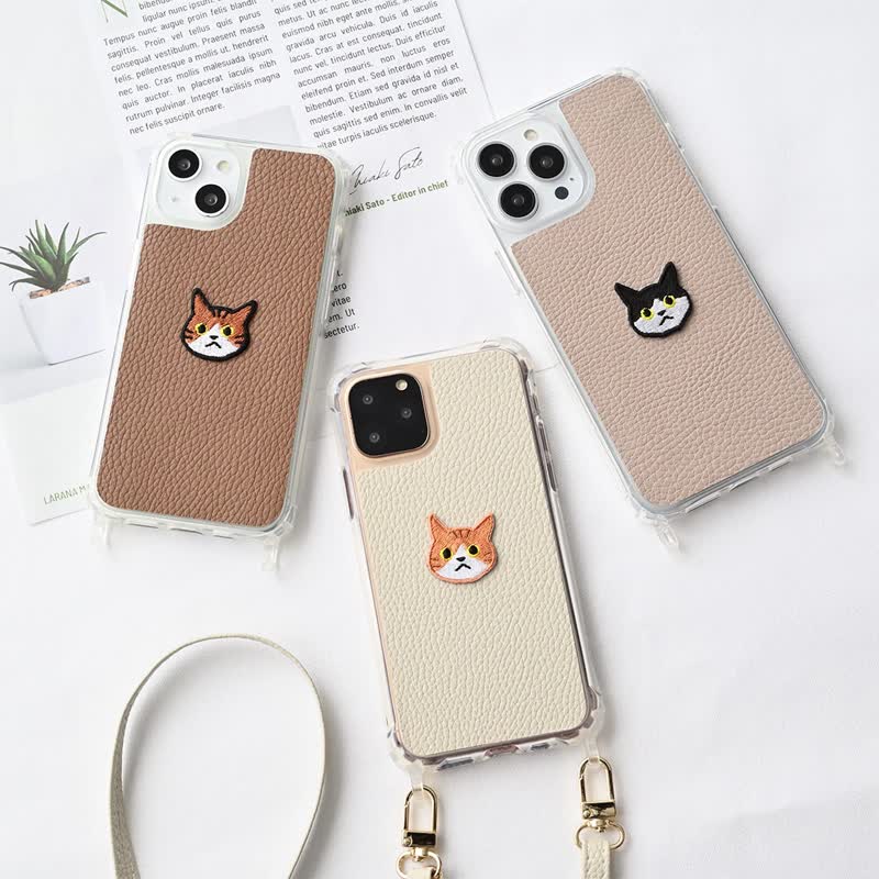 フェイラー iPhone13pro スマホケース 刺繍カードワッペンシール