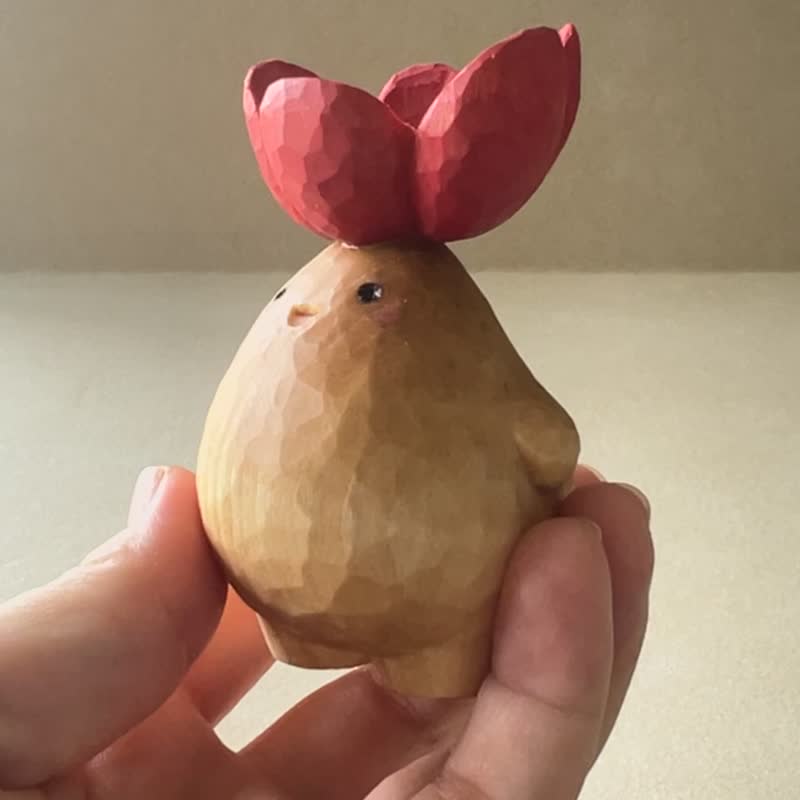 Wood carving toy Om - 其他家具 - 木頭 粉紅色
