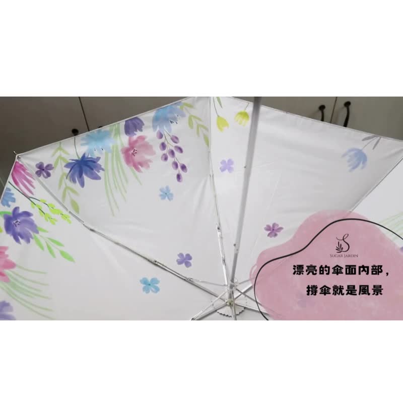 Monet Garden-Sunscreen Umbrella/Folding Umbrella/Shading - ร่ม - เส้นใยสังเคราะห์ 