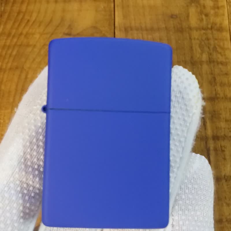 【ZIPPO官方旗艦店】 藍色啞漆(素面)防風打火機 229 - 其他 - 銅/黃銅 藍色