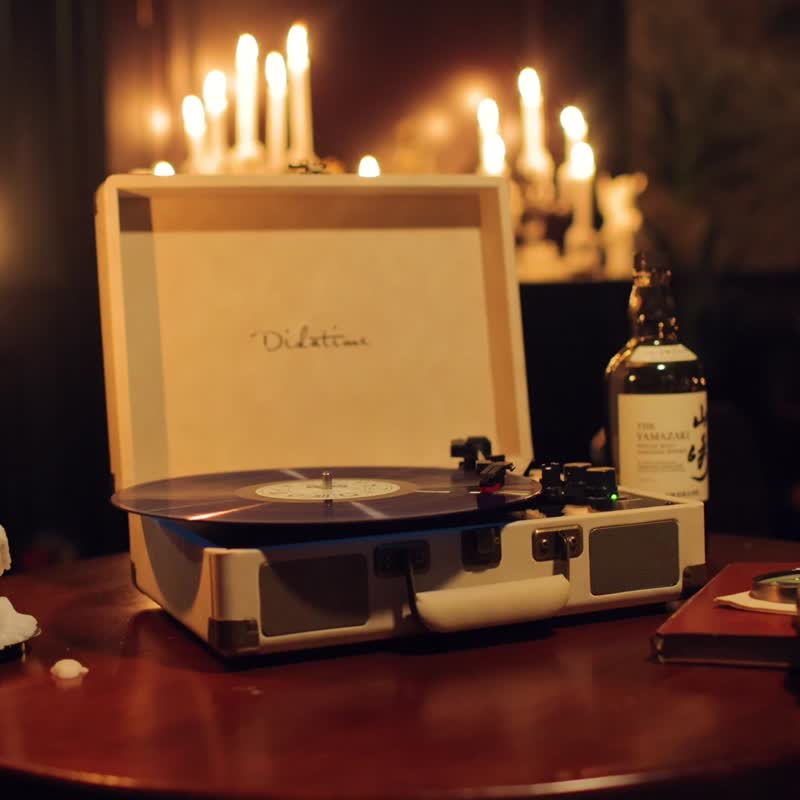 Vinyl record player retro phonograph supports bluetooth usb function tanabata birthday gift record player - แกดเจ็ต - วัสดุอื่นๆ 