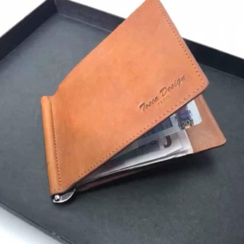 Tosca | Money Clip Wallet - 鈔夾 真皮 皮夾 錢包 商用 休閒 - 皮夾/長短夾/錢包 - 真皮 多色
