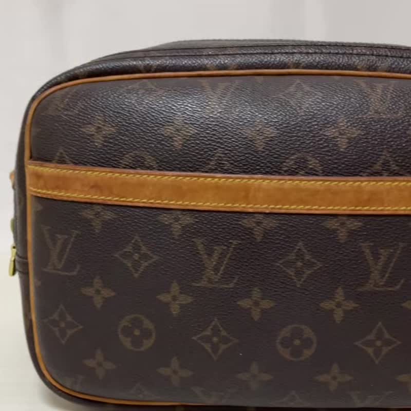 本物 Louis Vuitton ルイヴィトン リポーターPM ショルダーバッグ モノグラム PVC レザー M45254 中古 - 側背包/斜背包 - 其他材質 咖啡色
