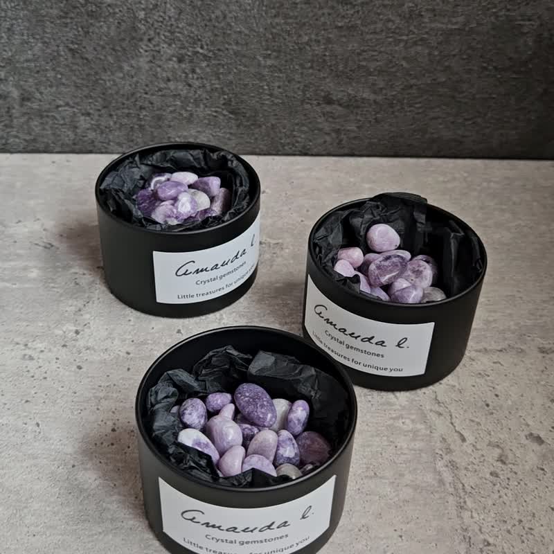 (Stone specialty store) (Purple mica) (Love Stone) (Purification crystal) (Natural stone) Crushed - Items for Display - Crystal Purple