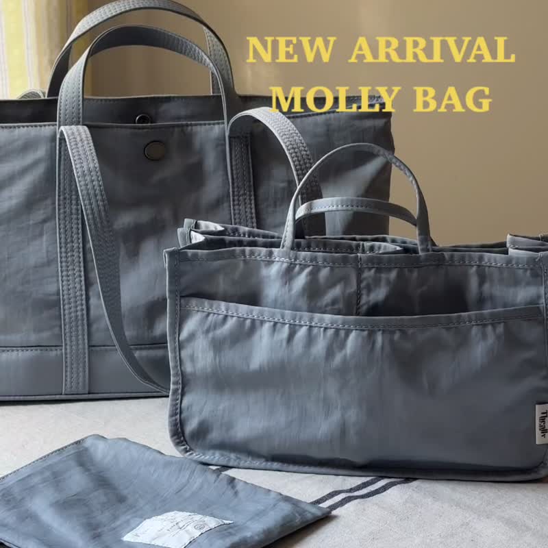Korea The Ally | Molly bag 몰리백| Versatile sports bag - กระเป๋าถือ - วัสดุอื่นๆ สีกากี