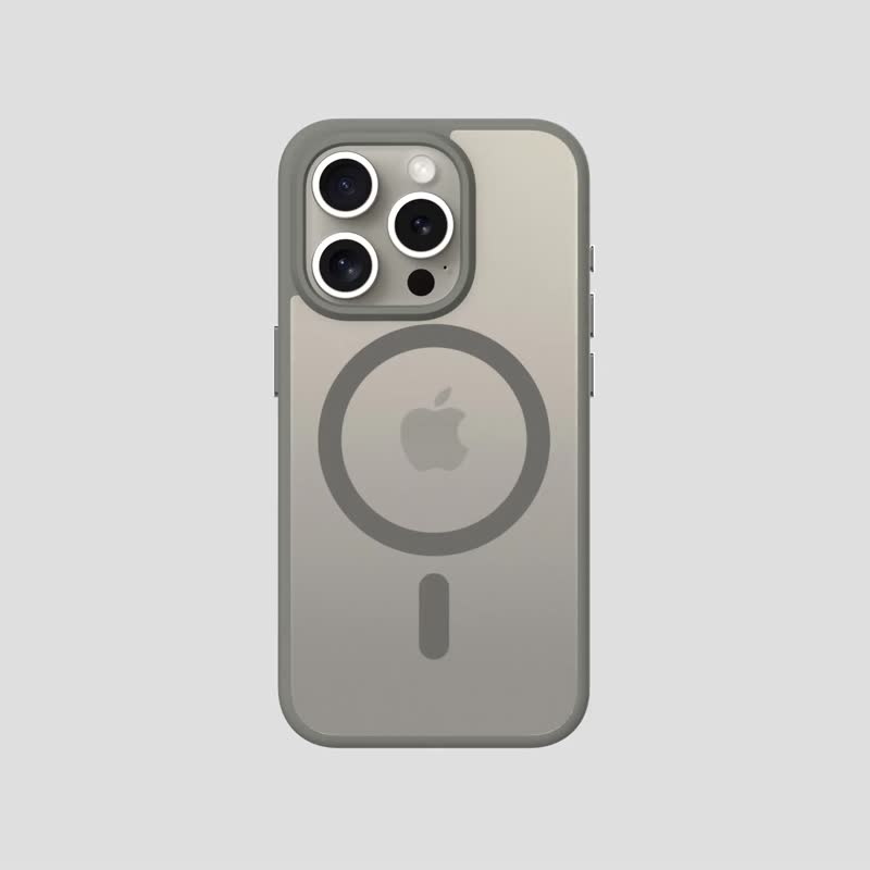 【UNIU】iPhone15 Series DAPPER Pro Fog Translucent Case-Magnetic Version - Phone Cases - Plastic 