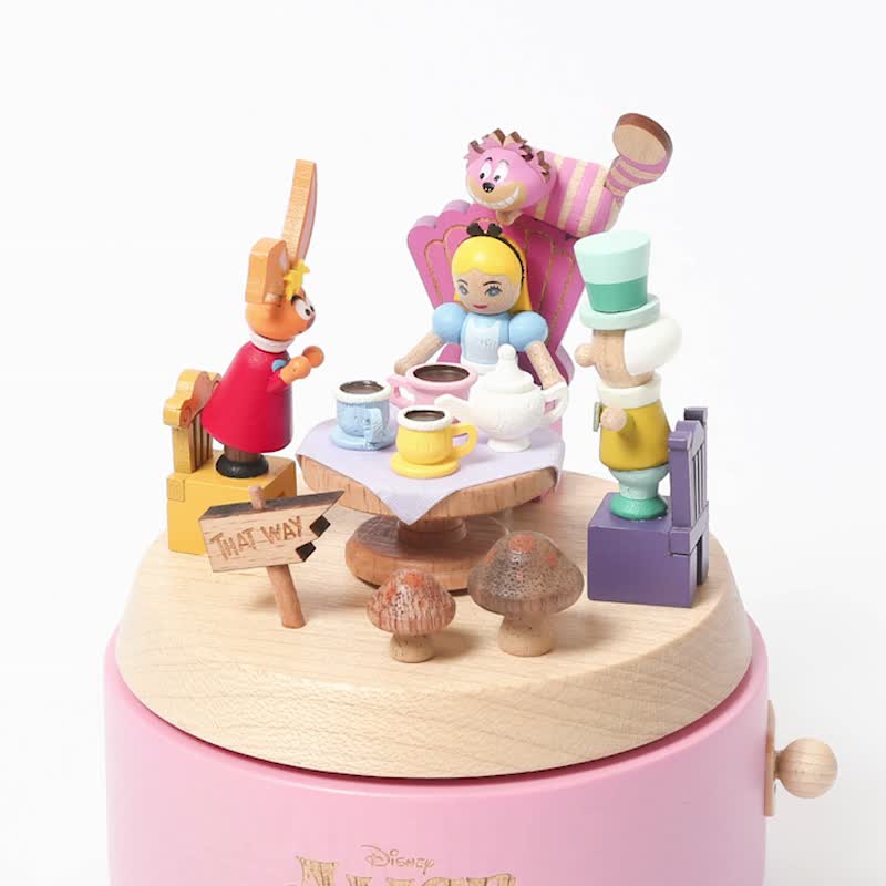 【Alice in Wonderland】Disney Music box Wooderful life Shop Wooderful life Items for Display