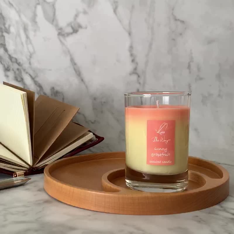 sunny grapefruit - scented candle