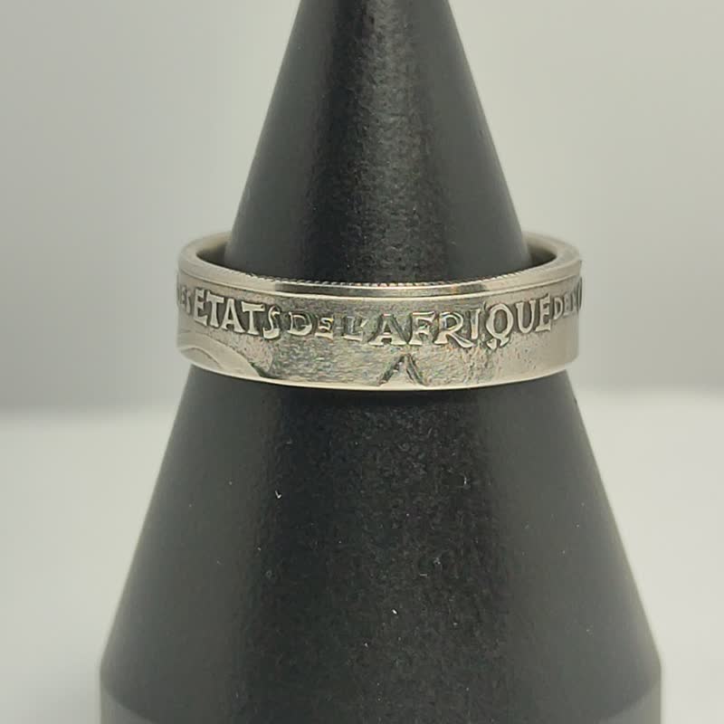 West Africa Coin Ring 100 francs 1967-2009, Coin Ring West Africa, Coin Ring WA - 戒指 - 其他金屬 