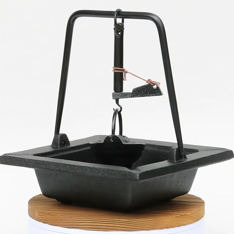 Nanbu tekki japanese Nambu ironware cast iron ashtray - Items for Display - Other Metals Black
