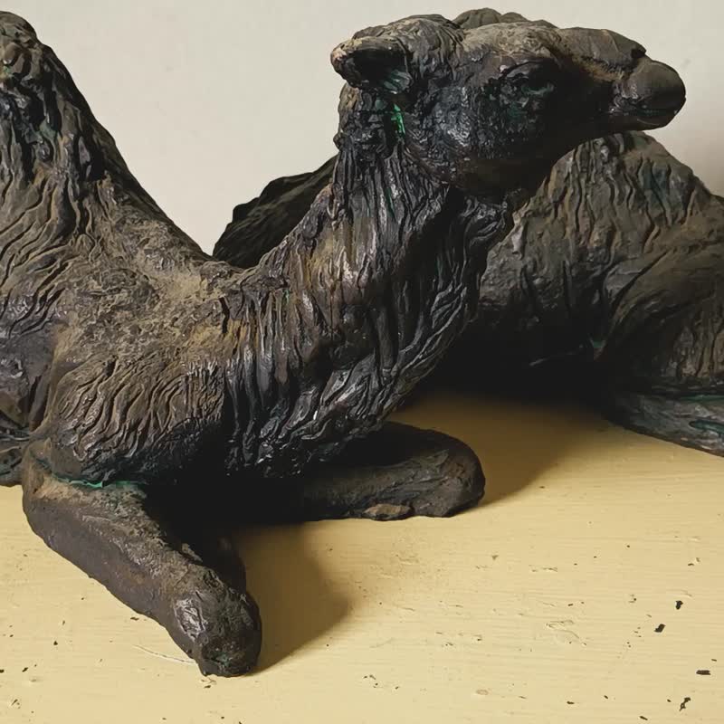 駱駝造型雕塑擺飾 - 擺飾/家飾品 - 其他材質 多色