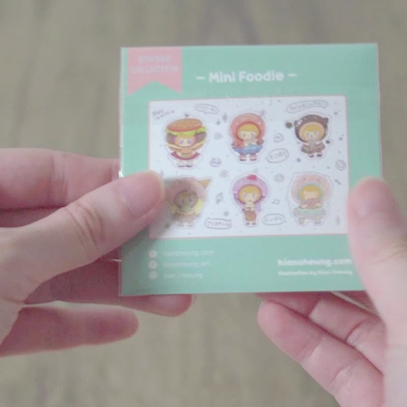 Sticker Combo - Little Foodie - สติกเกอร์ - กระดาษ หลากหลายสี