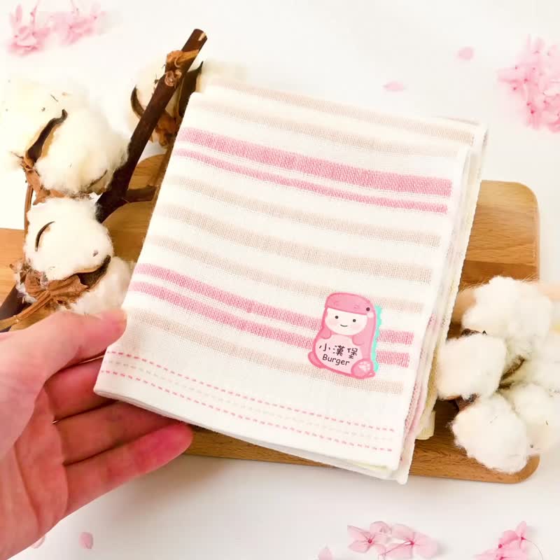 MIT hot stamping handkerchief gauze towel [optional] a set of 3 - Bibs - Cotton & Hemp Transparent