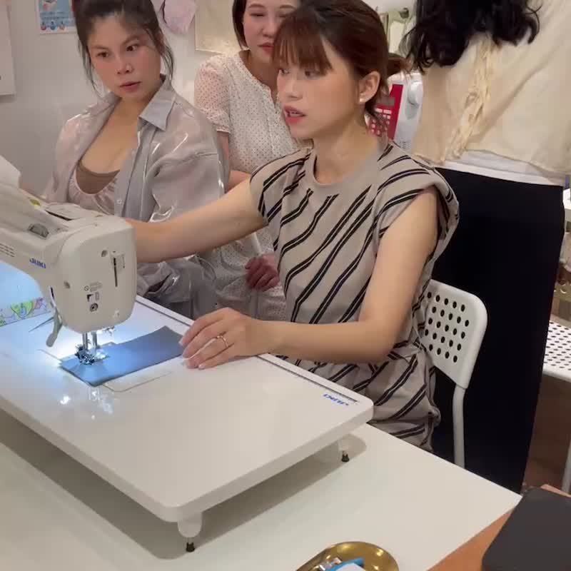 初學OK台北縫紉體驗_基礎彌月禮含教學設備材料無推銷(現場選布 - 編織/羊毛氈/縫紉 - 棉．麻 