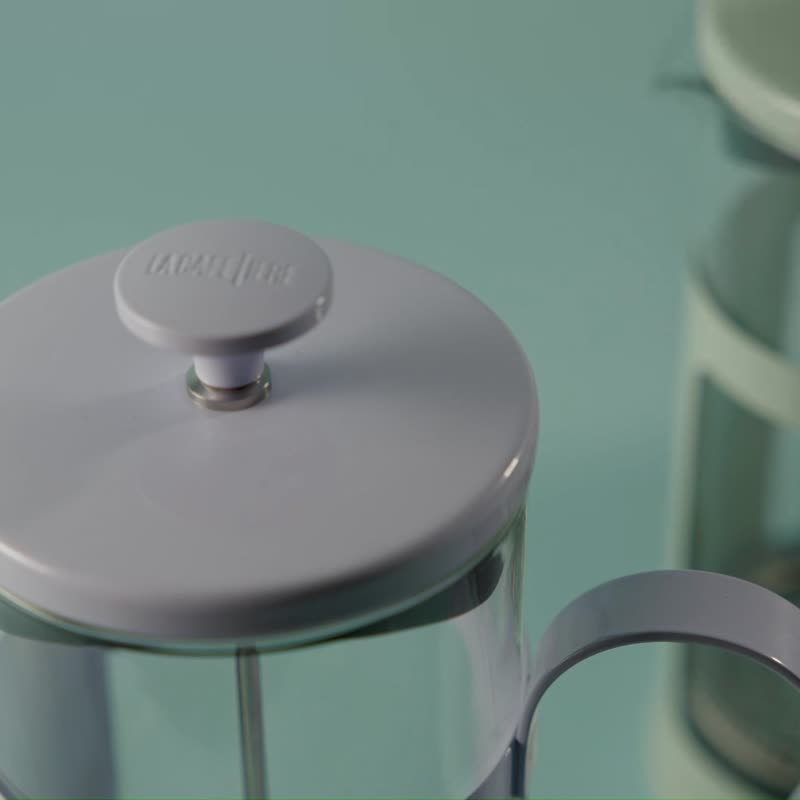 La Cafetiere / 摩納哥不鏽鋼濾壓壺 / 藏青藍 - 咖啡壺/手沖壺 - 玻璃 藍色
