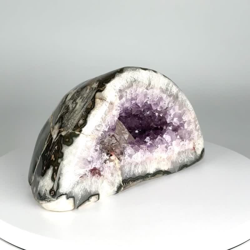 烏拉圭拋光異象錢袋 341344 - 擺飾/家飾品 - 水晶 紫色
