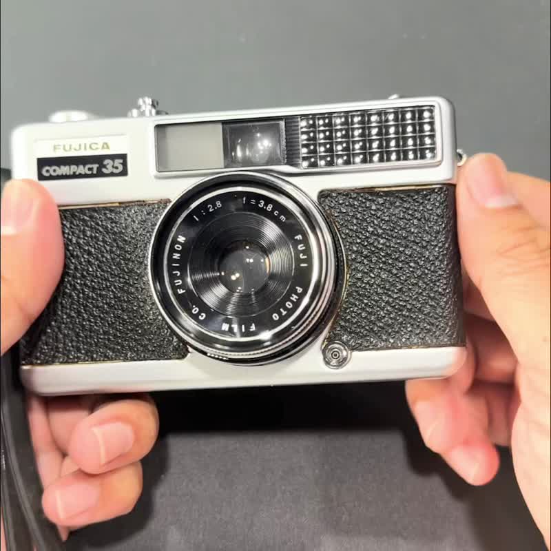 135 film Fujica Compact 35 film camera film, about 85% new - กล้อง - โลหะ หลากหลายสี