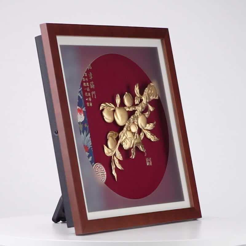 桃李滿門│教育界禮物、謝師禮品特別推薦│金箔畫│畢業禮物 - 海報/掛畫/掛布 - 24k 金 金色