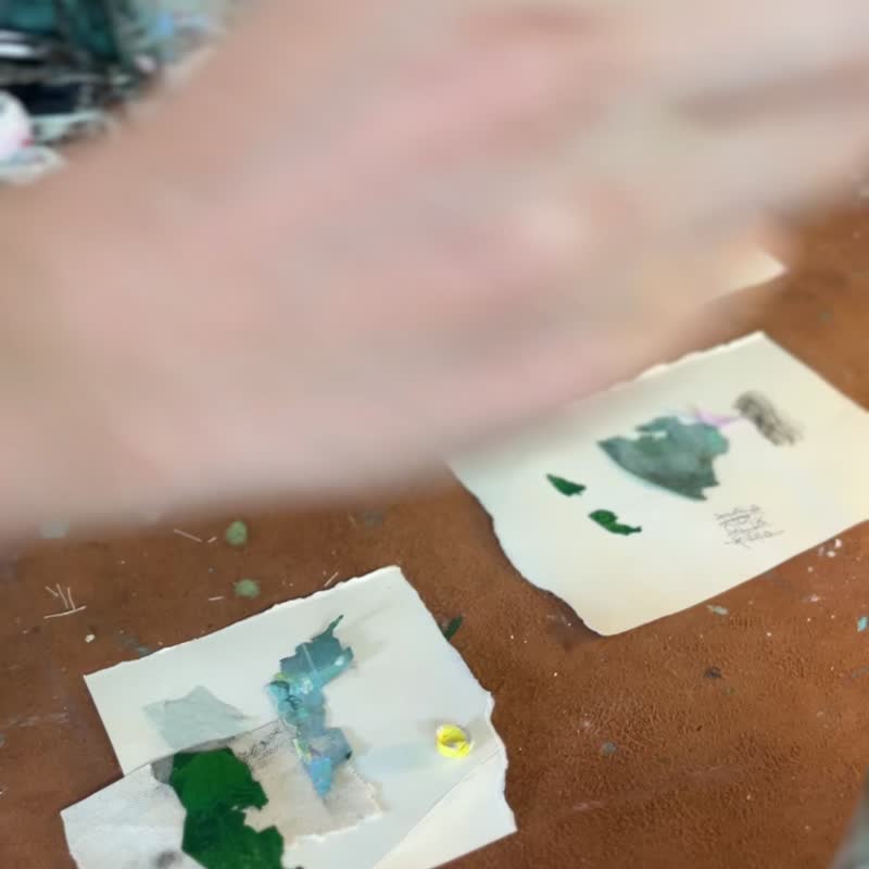 鯨躍 / 複合媒材作品 / 回收材料 - 海報/掛畫/掛布 - 其他材質 