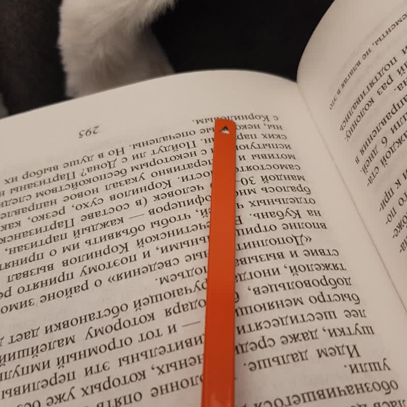 Orange bookmark Shrimp. - 書籤 - 其他金屬 橘色