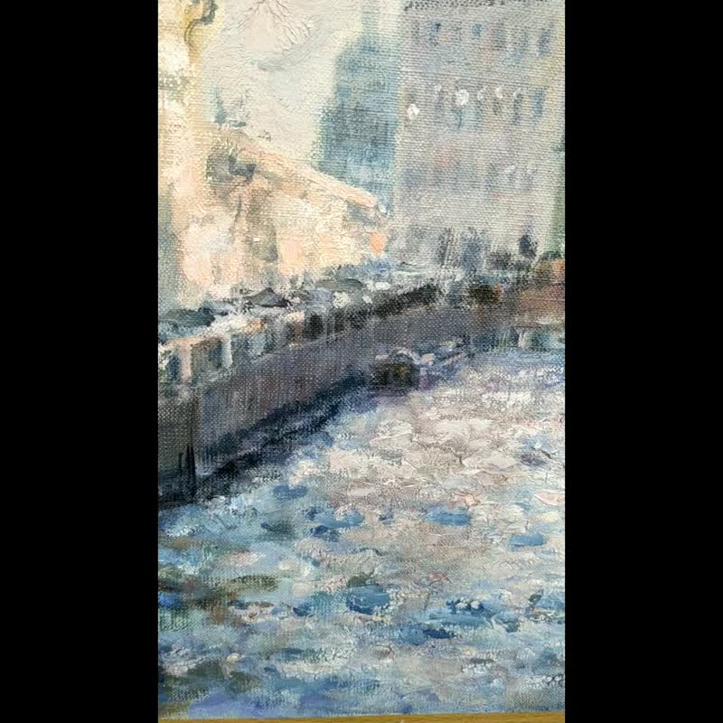 圣彼得堡绘画 城市景观 Petersburg Painting Cityscape Original Art 油畫原作 City Landscape - 海報/掛畫/掛布 - 其他材質 多色