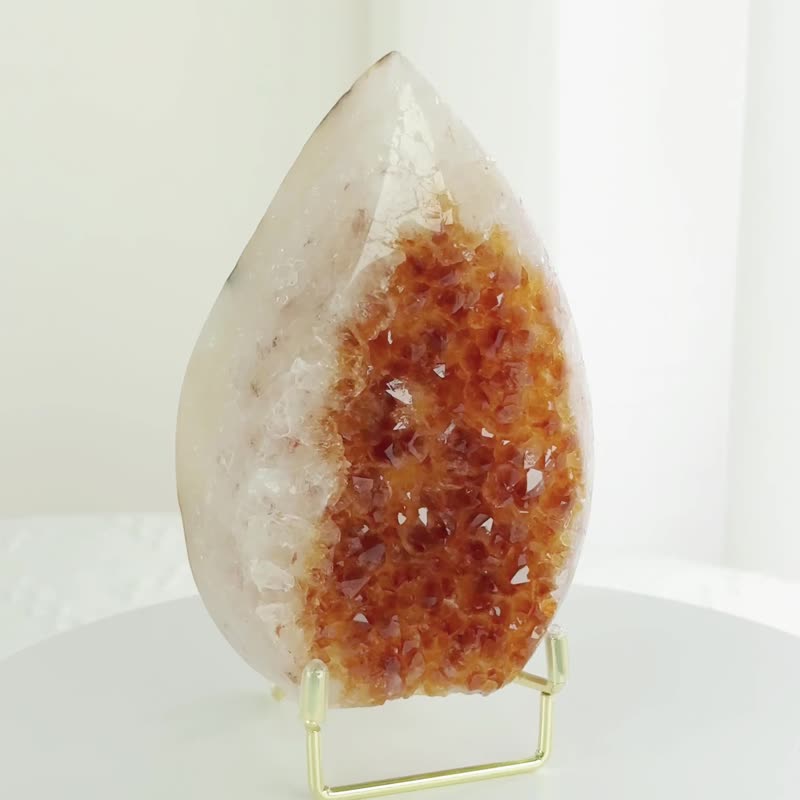 巴西聖火  3080700 【天然黃水晶】 - 擺飾/家飾品 - 水晶 黃色