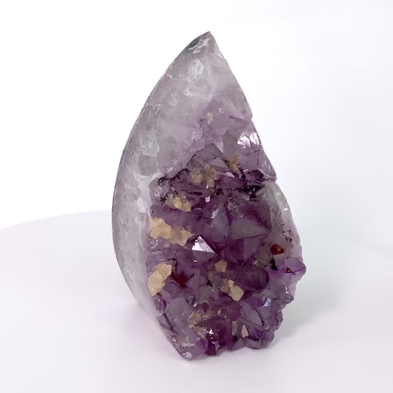 Uruguay Amethyst Flame 260472 - ของวางตกแต่ง - คริสตัล สีม่วง