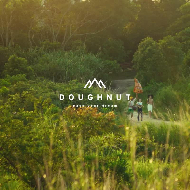 【DOUGHNUT】10.5吋 防潑水 後背/側背 Hammock 多格層-象牙 HA - 側背包/斜背包 - 尼龍 白色