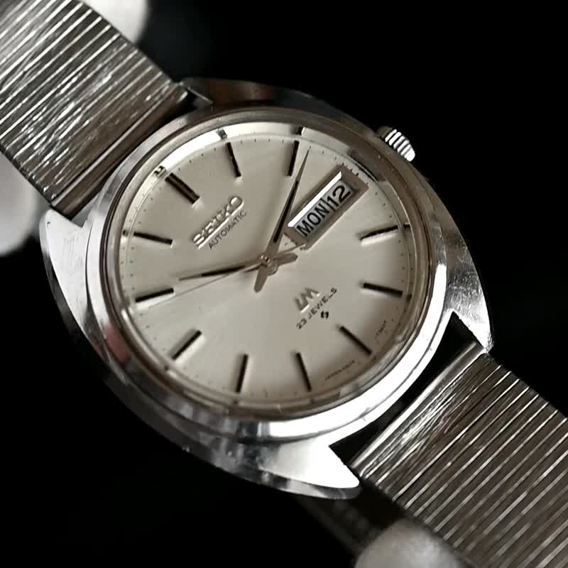 SEIKO LORDMATIC  男性用腕時計 23J Silver Dial 自動巻 Automatic Date Ref.5606-7150 手錶 古董錶 - 男錶/中性錶 - 不鏽鋼 銀色