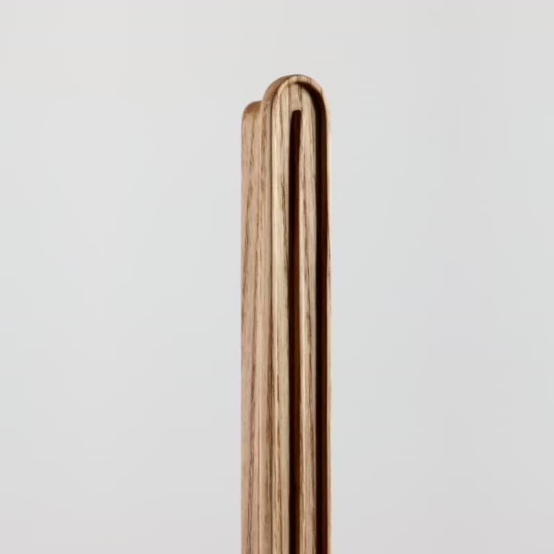 無垢材ハンドルストライプ – ラウンド - 置物 - 木製 