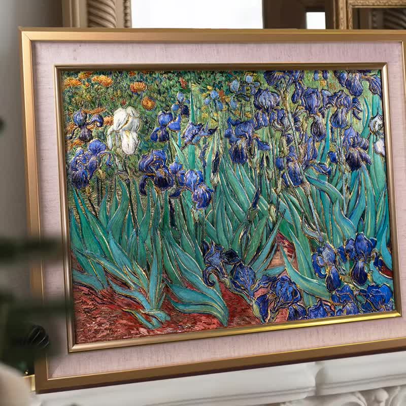 ゴッホ　アイリス Amazon.co.jp: ゴッホ ポスター 絵画 『アイリス（1890）』 A3
