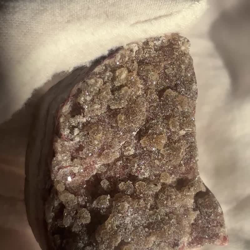 烏拉圭 軟糖 二次結晶 多個小花球 紫晶簇 紫晶花 彩晶簇 水晶簇 - 擺飾/家飾品 - 水晶 紫色