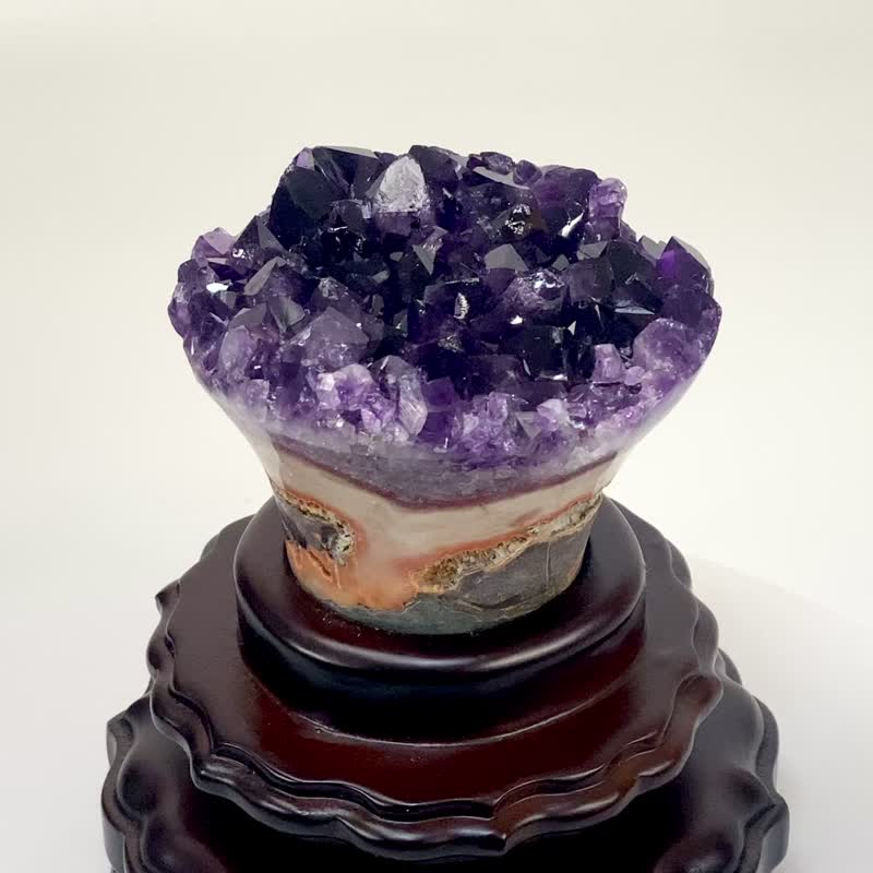 紫晶鑽花 020420 - 擺飾/家飾品 - 水晶 紫色