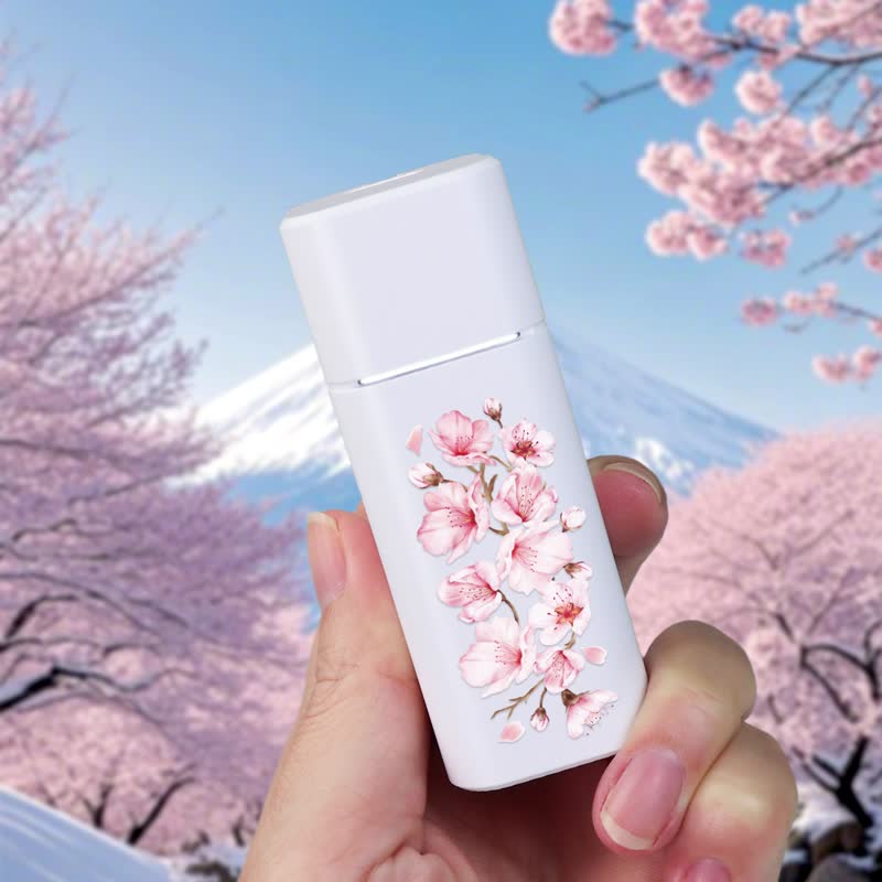 【浪漫花語P2】櫻花季丨Mood小日子雙充頭口袋行動電源 生日禮 - 行動電源/充電線 - 其他材質 