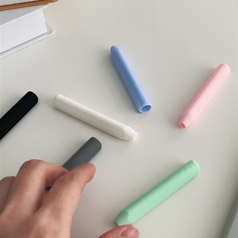 Apple Pencil Grip Stress Relief Grip Cover is suitable for Pro/1st Generation/2nd Generation/USB-C models - แกดเจ็ต - ซิลิคอน หลากหลายสี