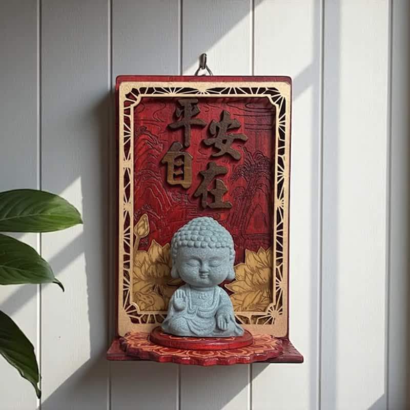 【提供客製】平安自在 // 菩薩立體掛飾 // 安心出貨 - 裝飾/擺設  - 木頭 多色
