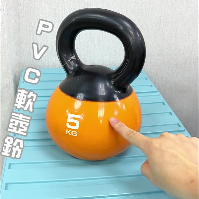 [Special offer] Soft kettlebell 5KG - safe weight-bearing, suitable for men and women - อุปกรณ์ฟิตเนส - พลาสติก สีส้ม