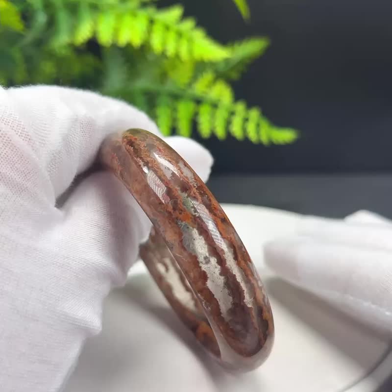 優質 四季幽靈水晶手鐲 56MM 冰透千層異象石英手環 豐盛能量包容 - 手鍊/手環 - 水晶 