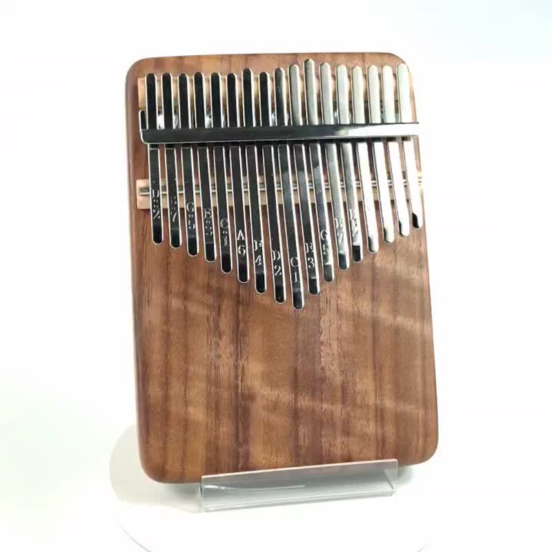 黑胡桃木拇指琴/17音拇指琴/KALIMBA - 吉他/樂器 - 木頭 咖啡色