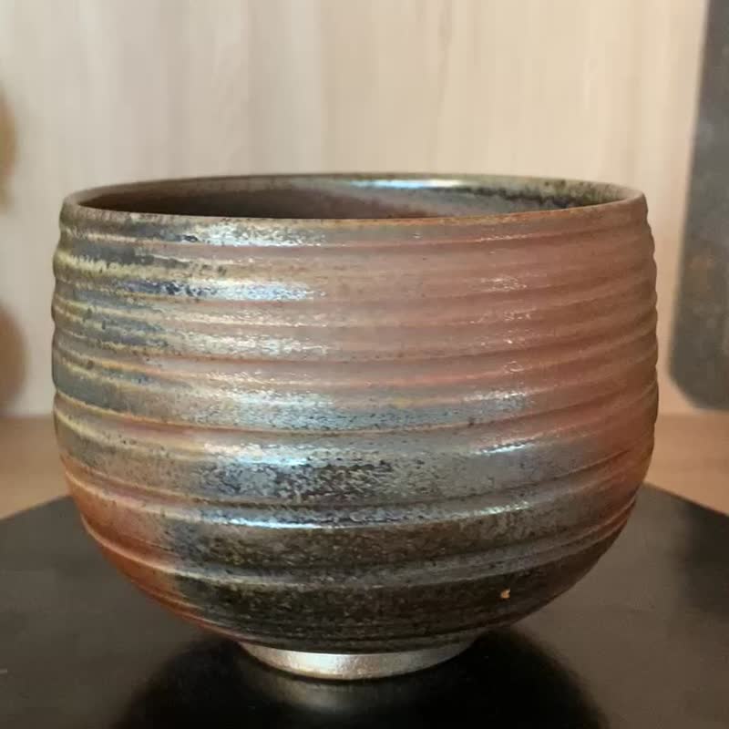 firewood tea bowl - Bowls - Pottery 