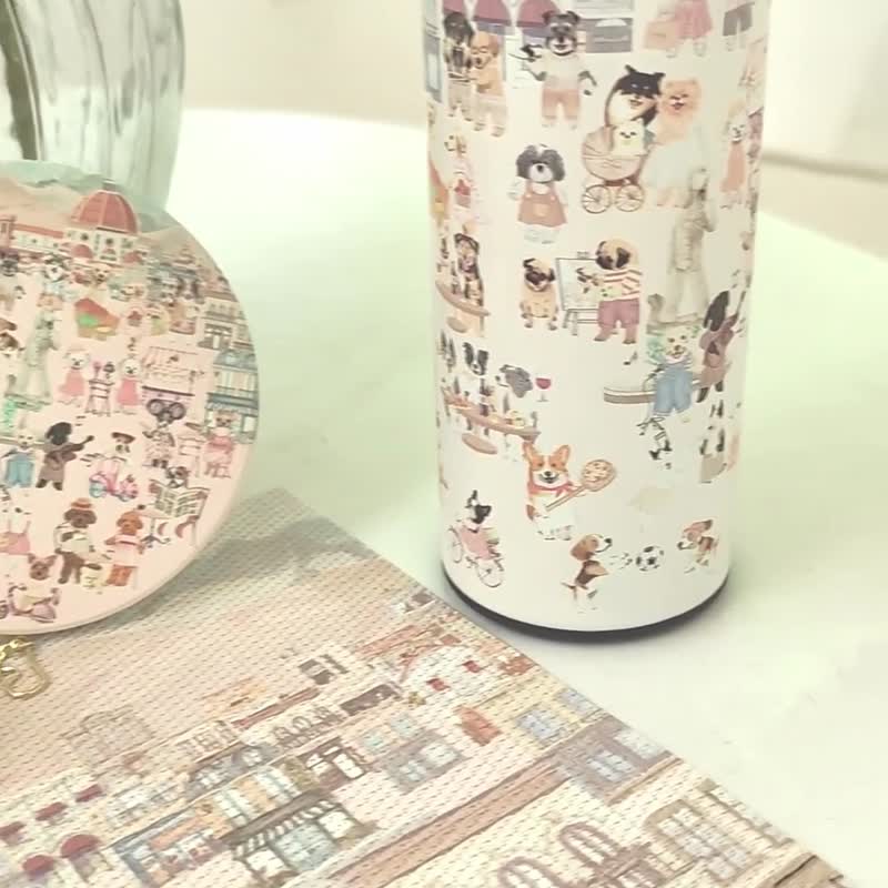 Oh My Dog 保溫瓶 (500ml) (原創設計,食品級304材質) - 保溫瓶/保溫杯 - 不鏽鋼 多色