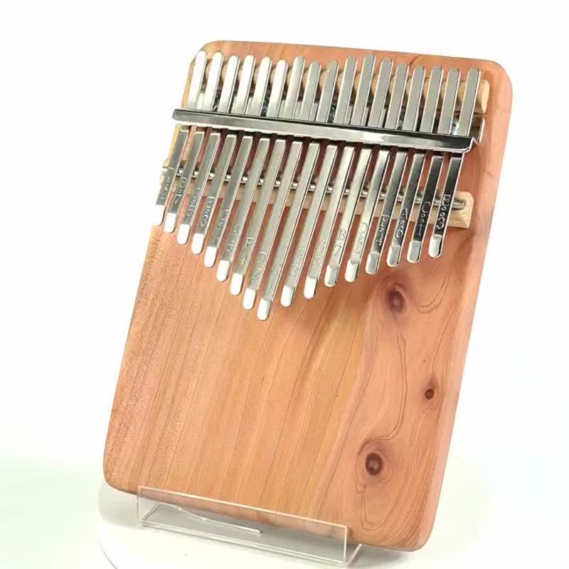 台灣龍柏拇指琴/17音拇指琴/KALIMBA - 吉他/樂器 - 木頭 咖啡色