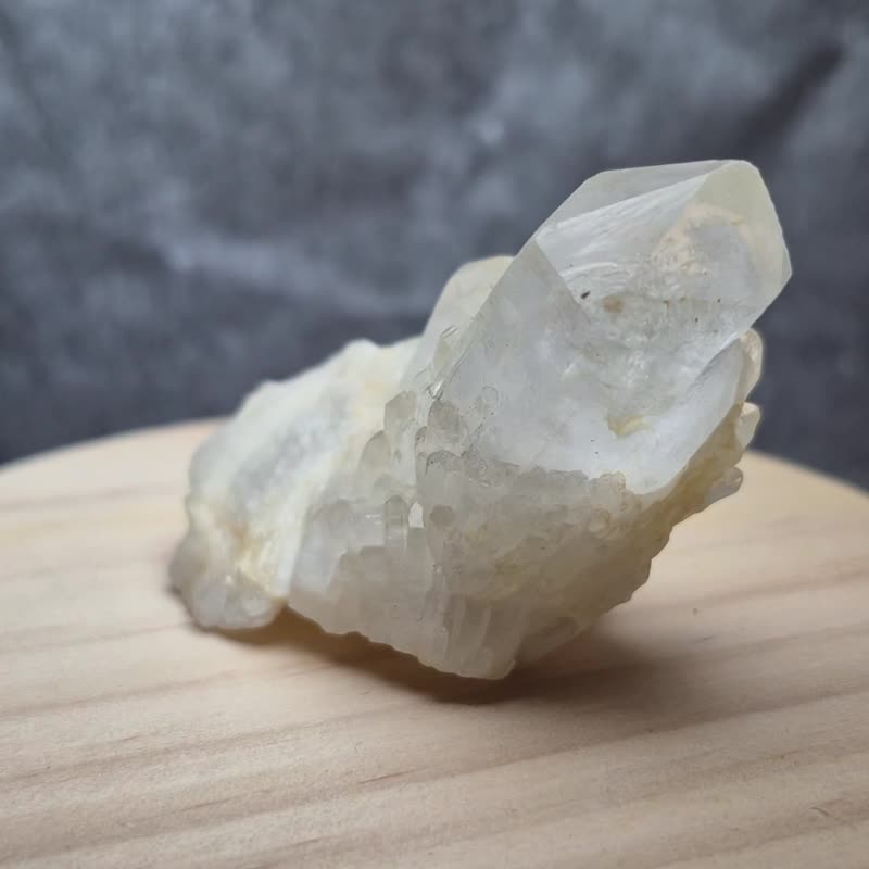 •光之漩• 天然白水晶簇 水晶原礦 - 擺飾/家飾品 - 水晶 白色