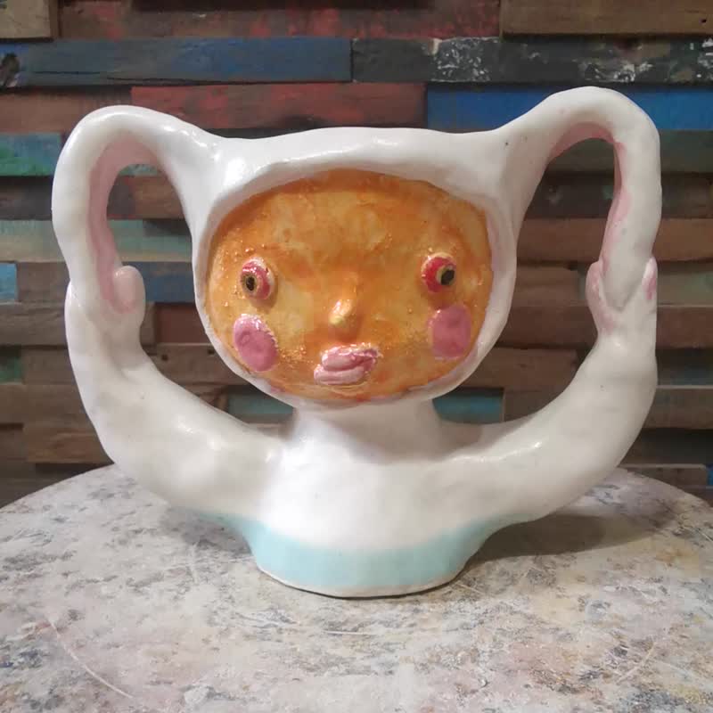 ดินเผา แก้วมัค/แก้วกาแฟ - Mysterious Animal Doll Mug