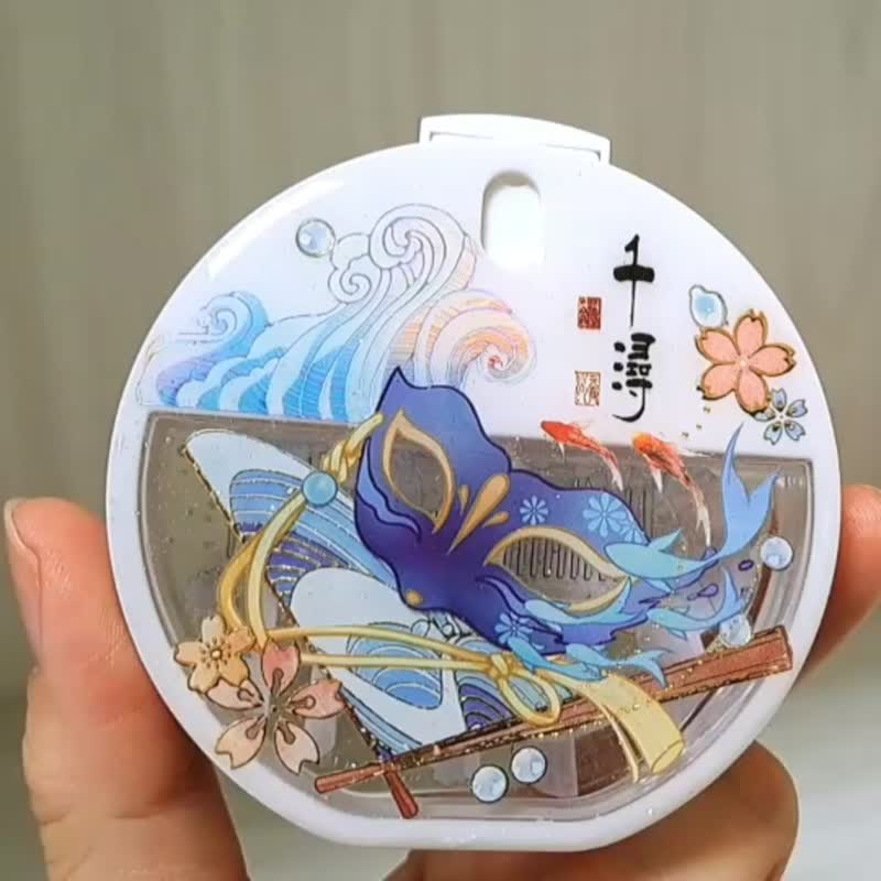 【隨身噴霧瓶】香水、酒精分裝~日式和風系列~雙面款 - 香氛/精油/擴香 - 塑膠 紅色