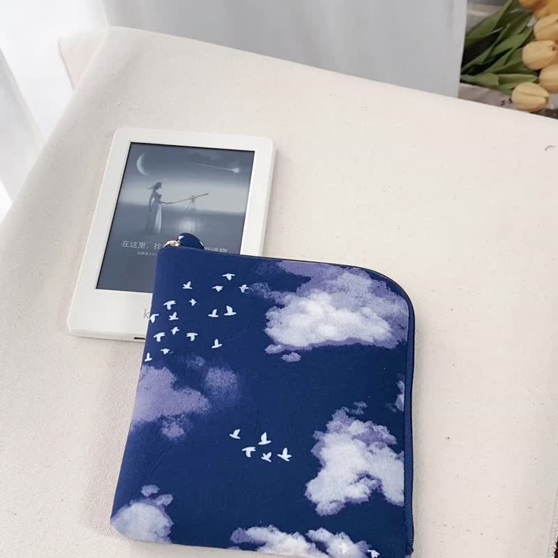 Lightweight waterproof and drop-proof e-reader protective case, same as the official website, Kobo bag, hyread, customized - เคสแท็บเล็ต - ผ้าฝ้าย/ผ้าลินิน สีเงิน