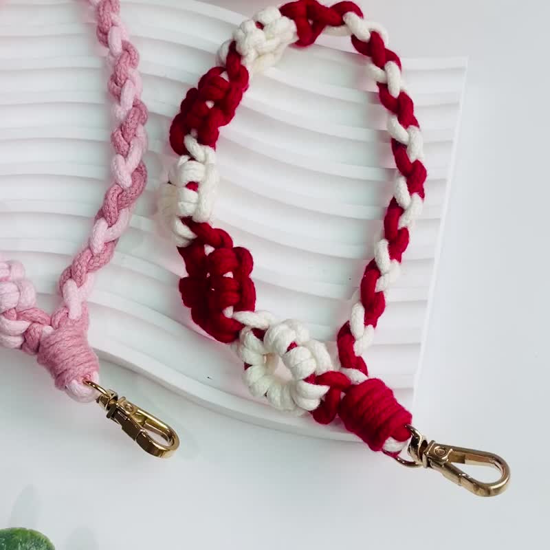 Hand-woven mobile phone strap mobile phone lanyard Phone Strap /customized - อื่นๆ - ผ้าฝ้าย/ผ้าลินิน หลากหลายสี